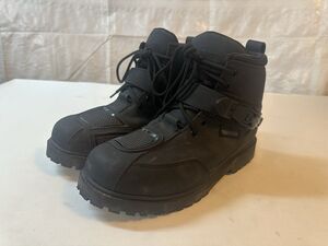 Street & Steel 126365 Valor Reinforced Toe Black Leather Boots - Men’s Size 9